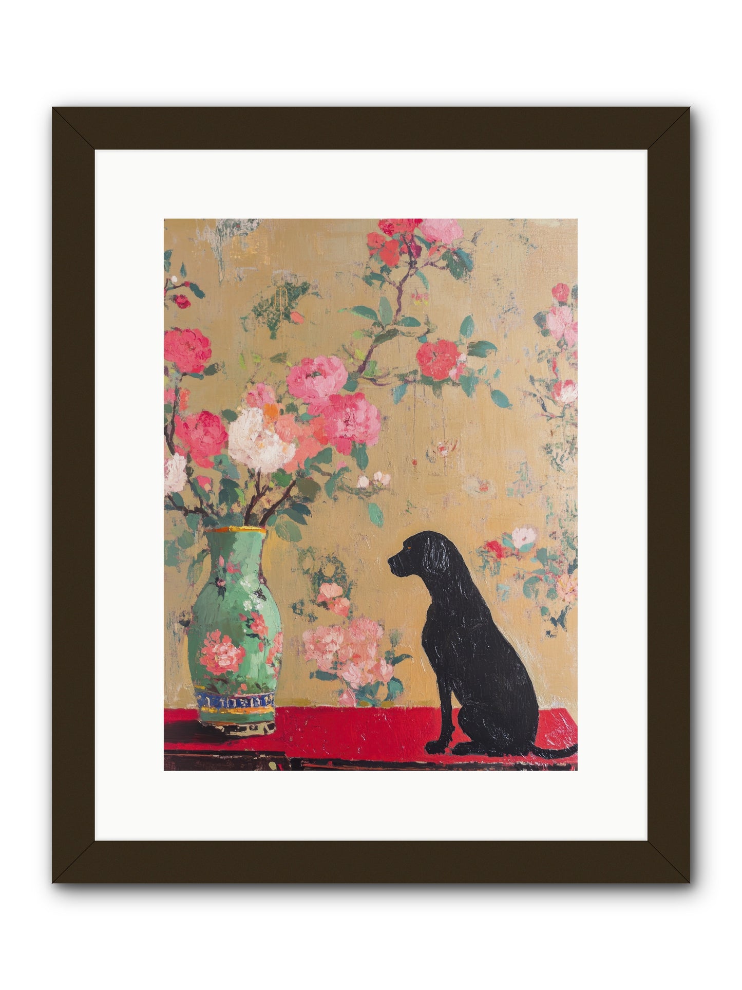 Little Bear -- Framed Print - Black 12x16