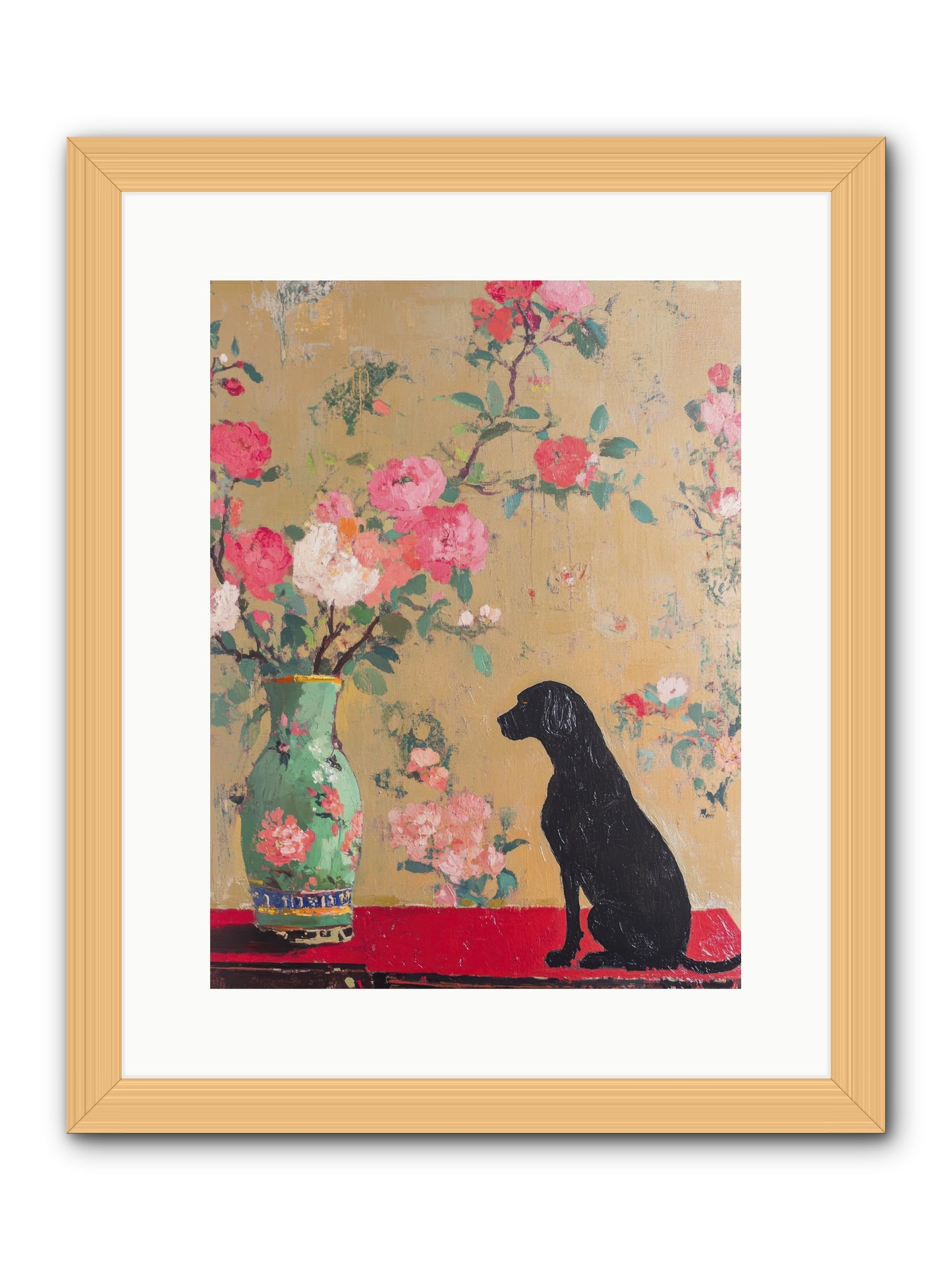 Little Bear -- Framed Print - Natural 12x16
