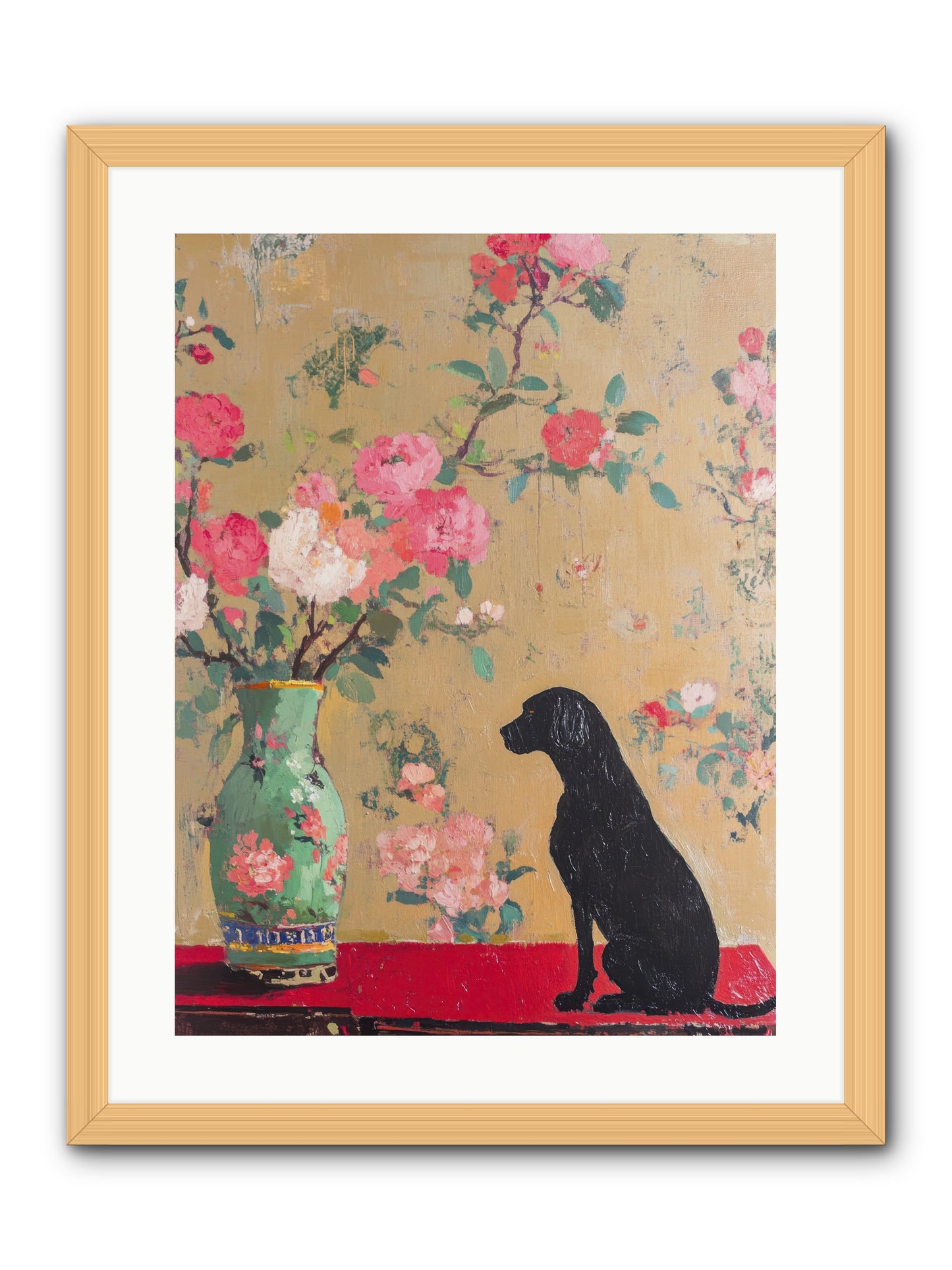 Little Bear -- Framed Print - Natural 18x24