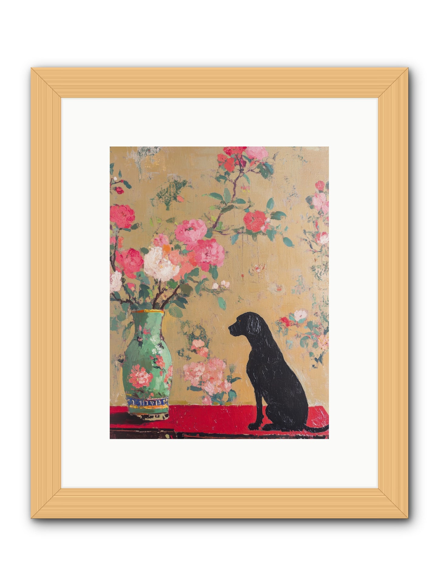 Little Bear -- Framed Print - Natural 9x12