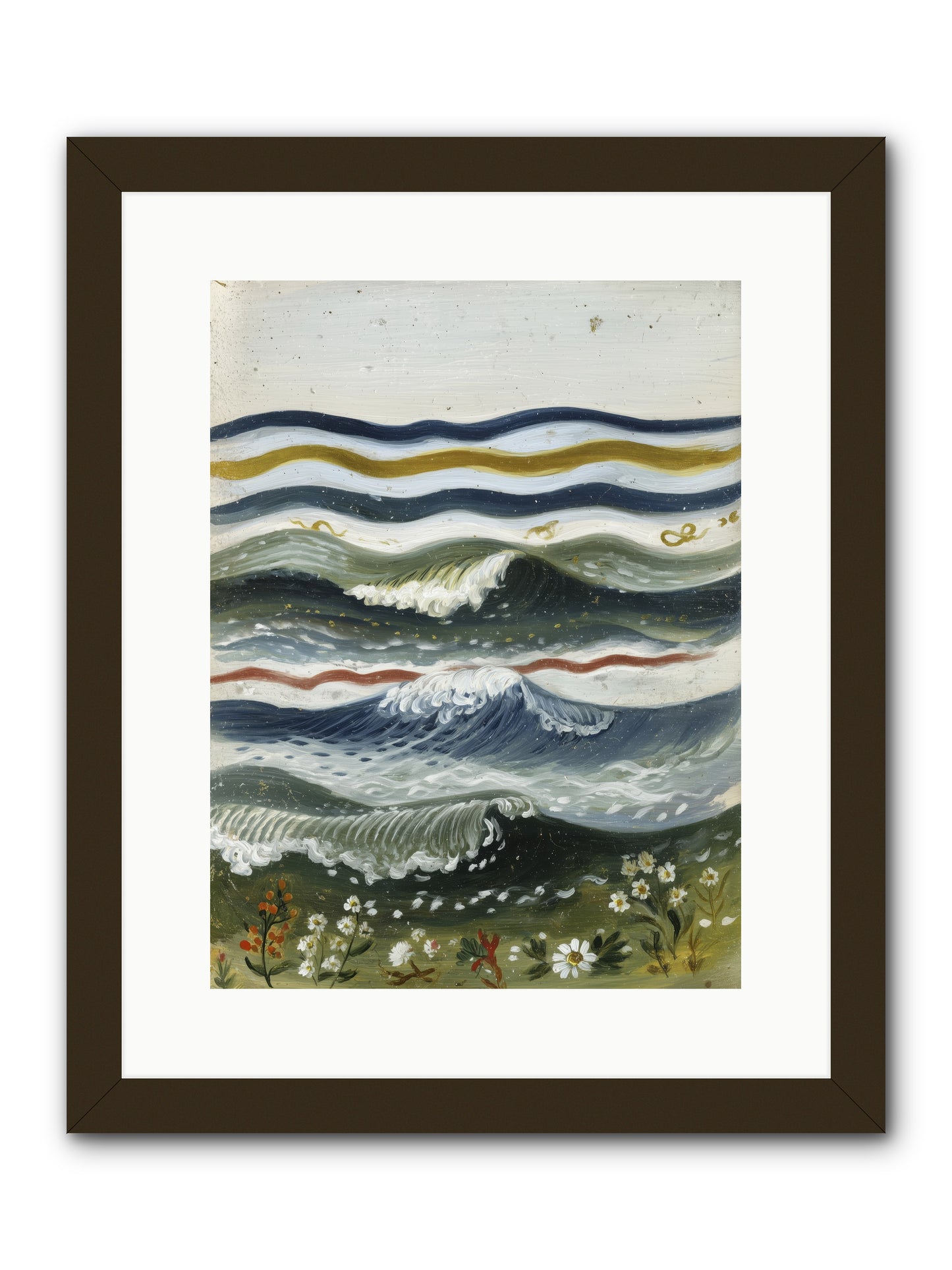 Living Tapestry -- Framed Print - Black 12x16