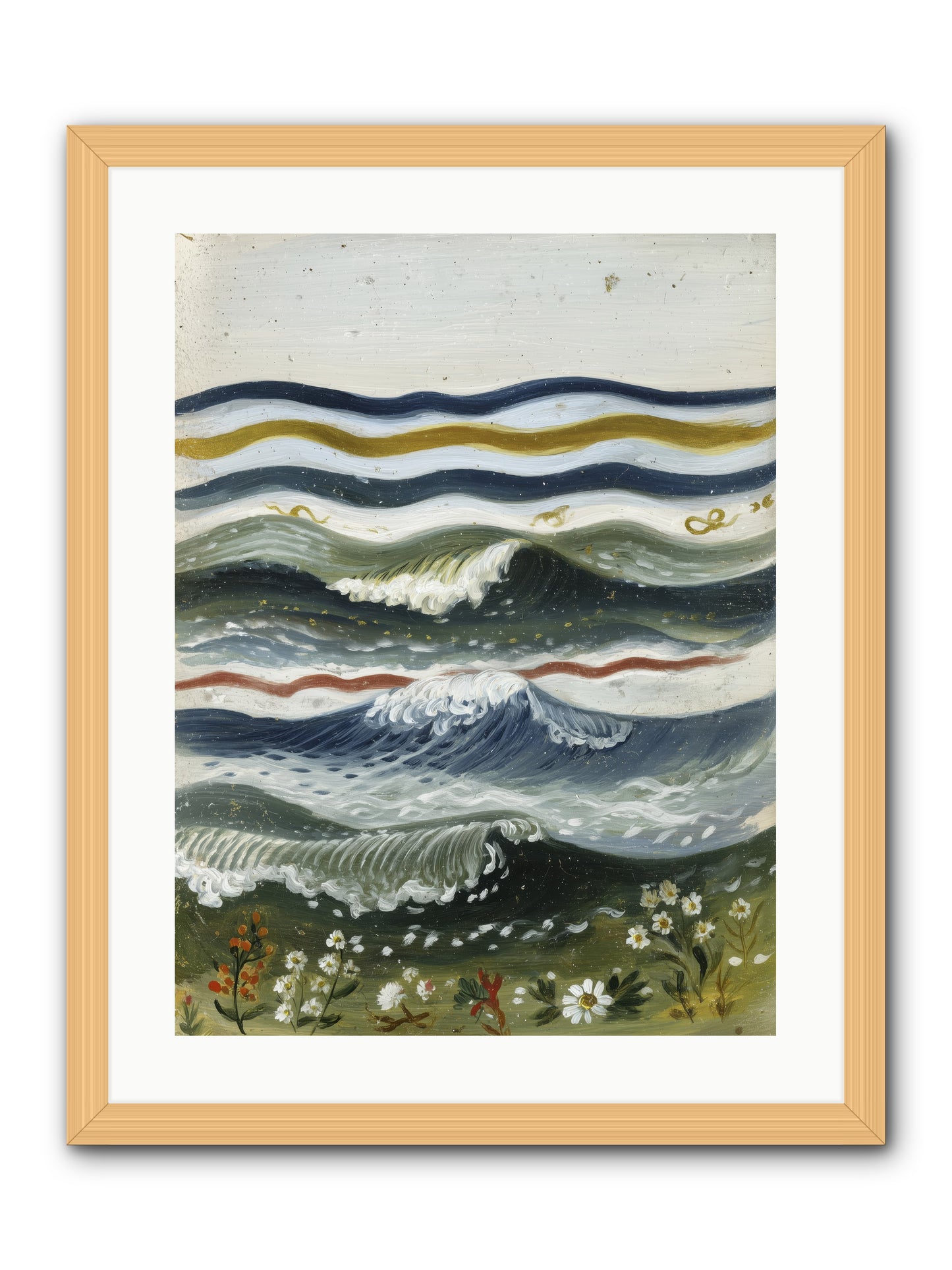 Living Tapestry -- Framed Print - Natural 18x24