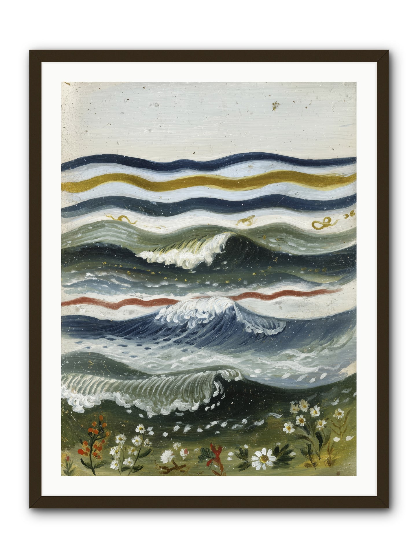 Living Tapestry -- Framed Print - Black 30x40