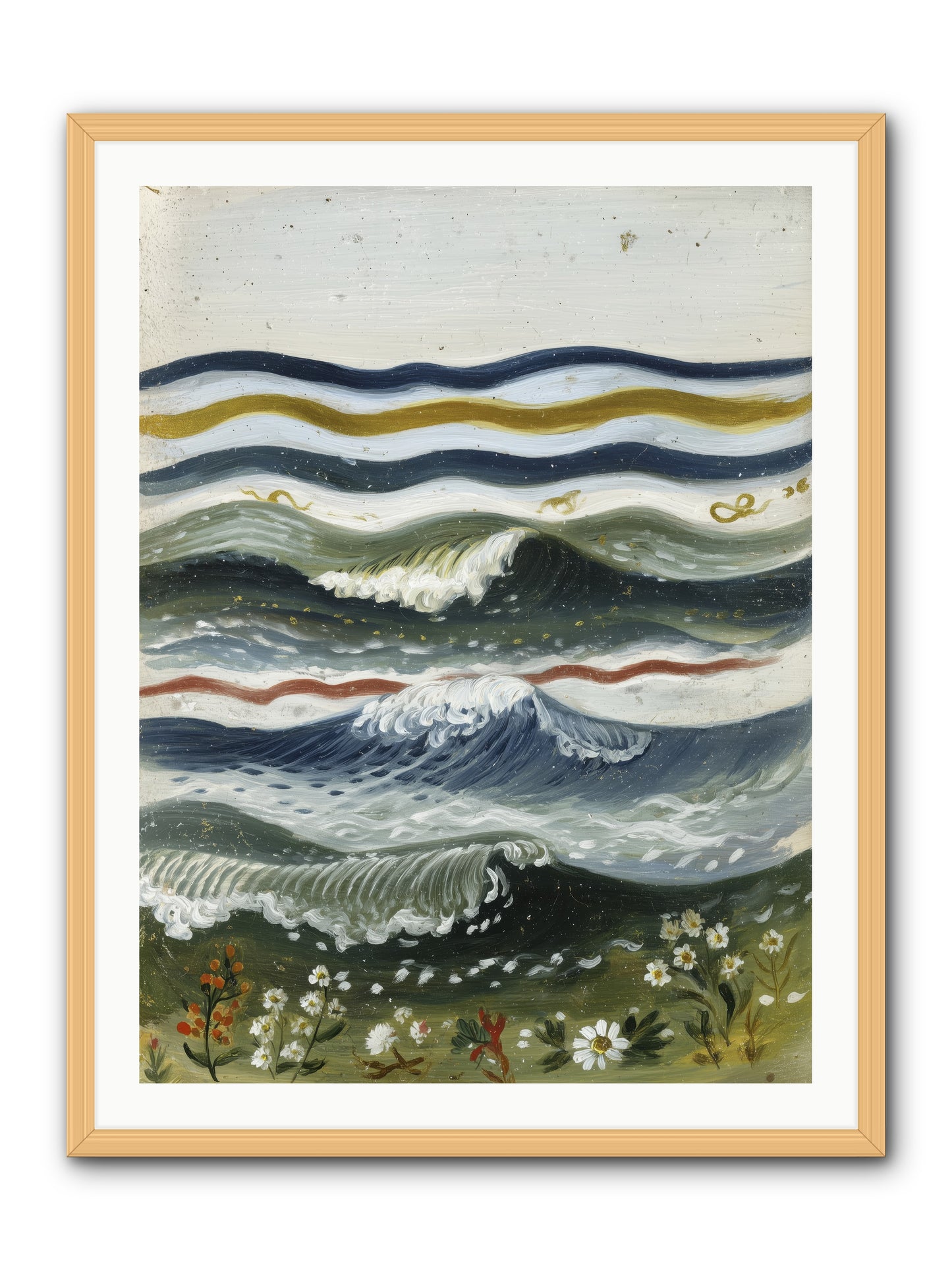 Living Tapestry -- Framed Print - Natural 30x40