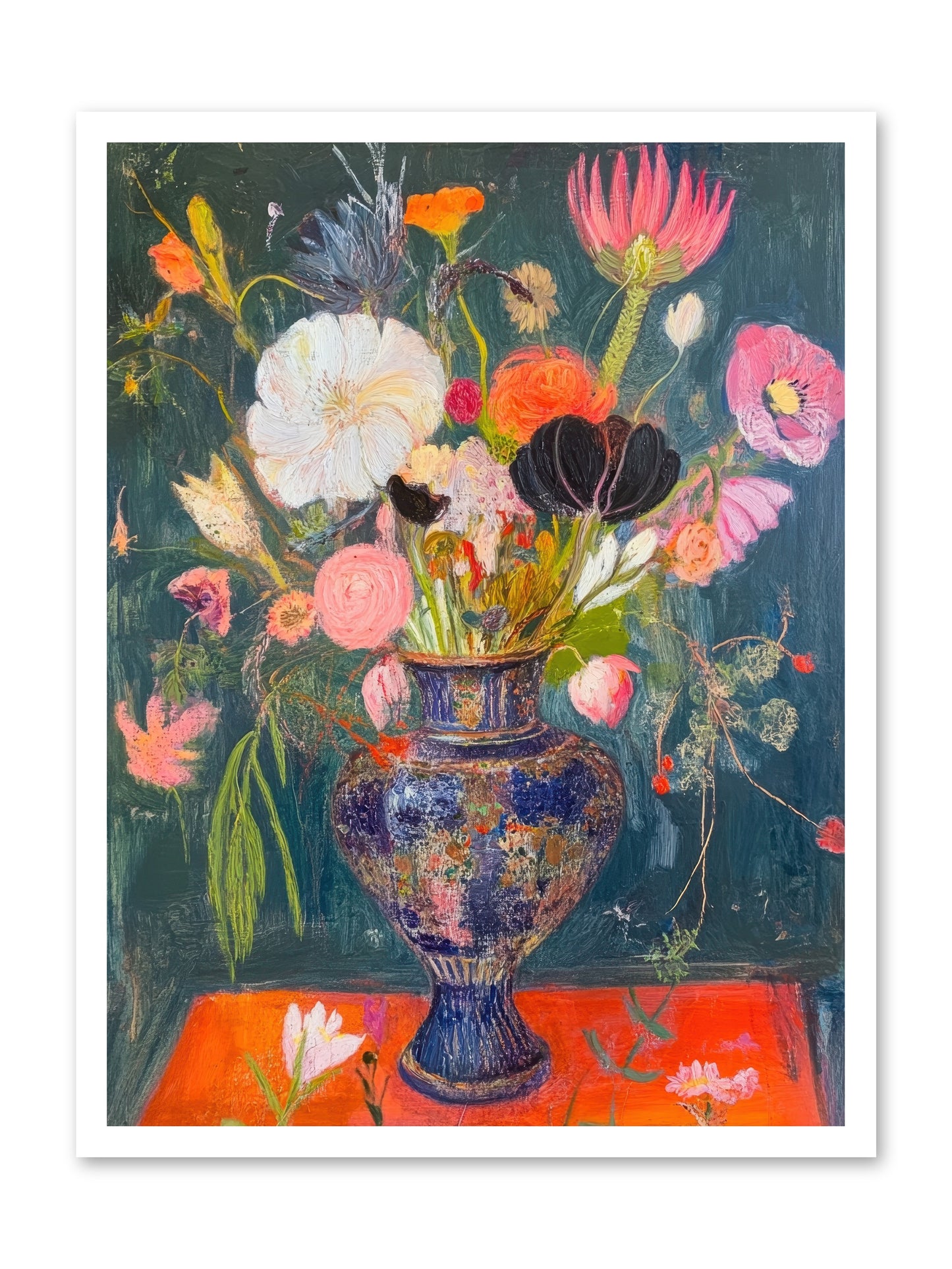 Loire Valley Blooms -- Paper Print 24x32
