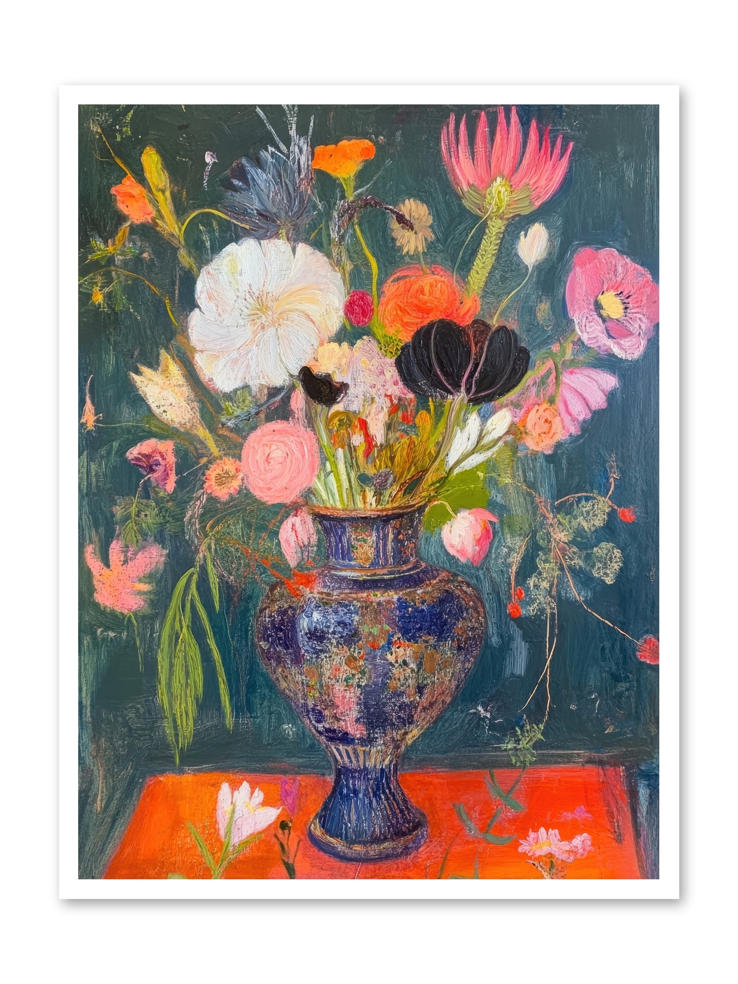 Loire Valley Blooms -- Paper Print 30x40