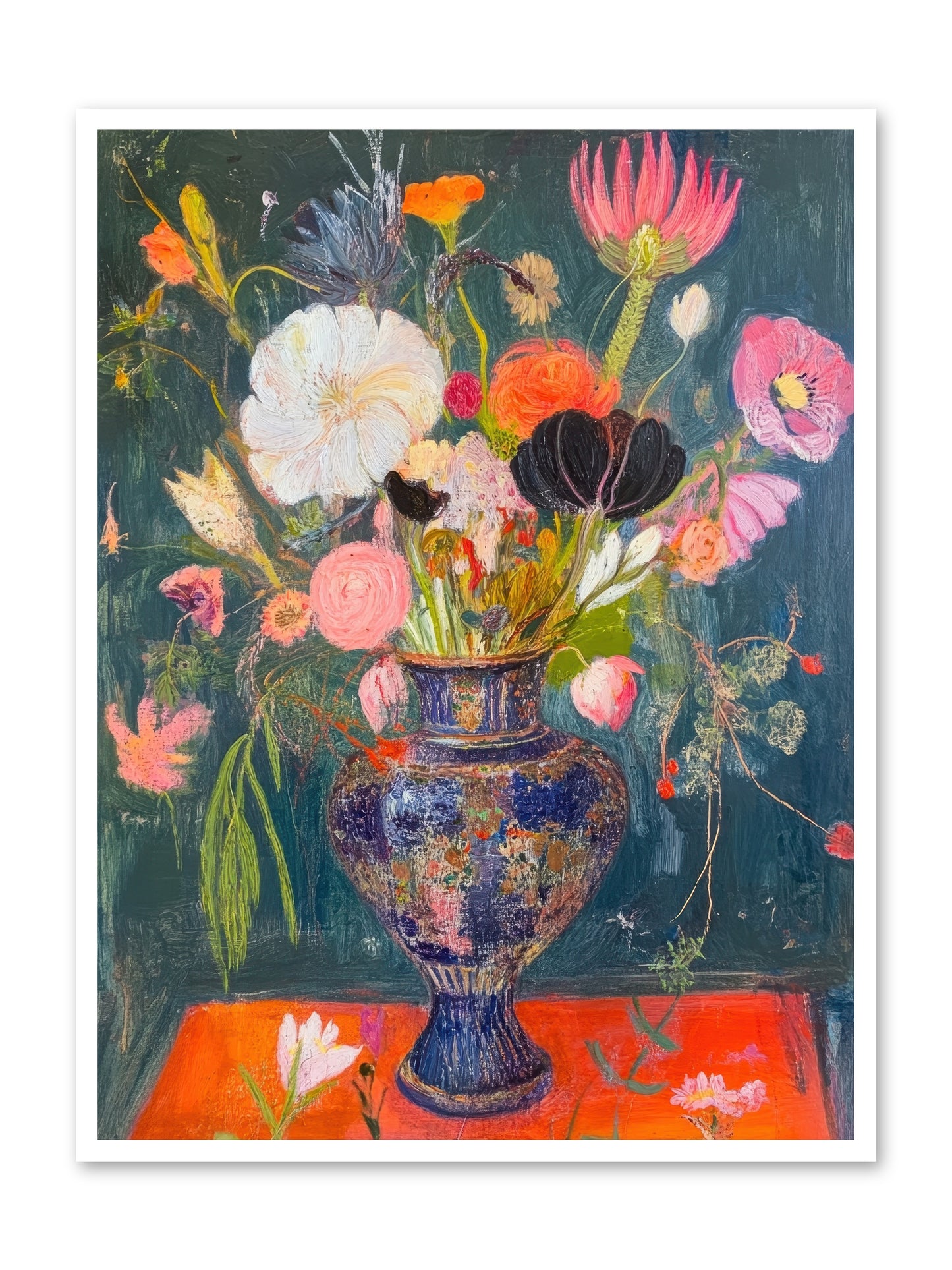Loire Valley Blooms -- Paper Print 36x48