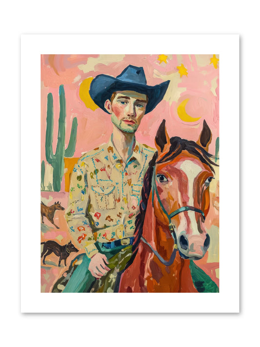 Lone Star Horizon -- Paper Print 9x12