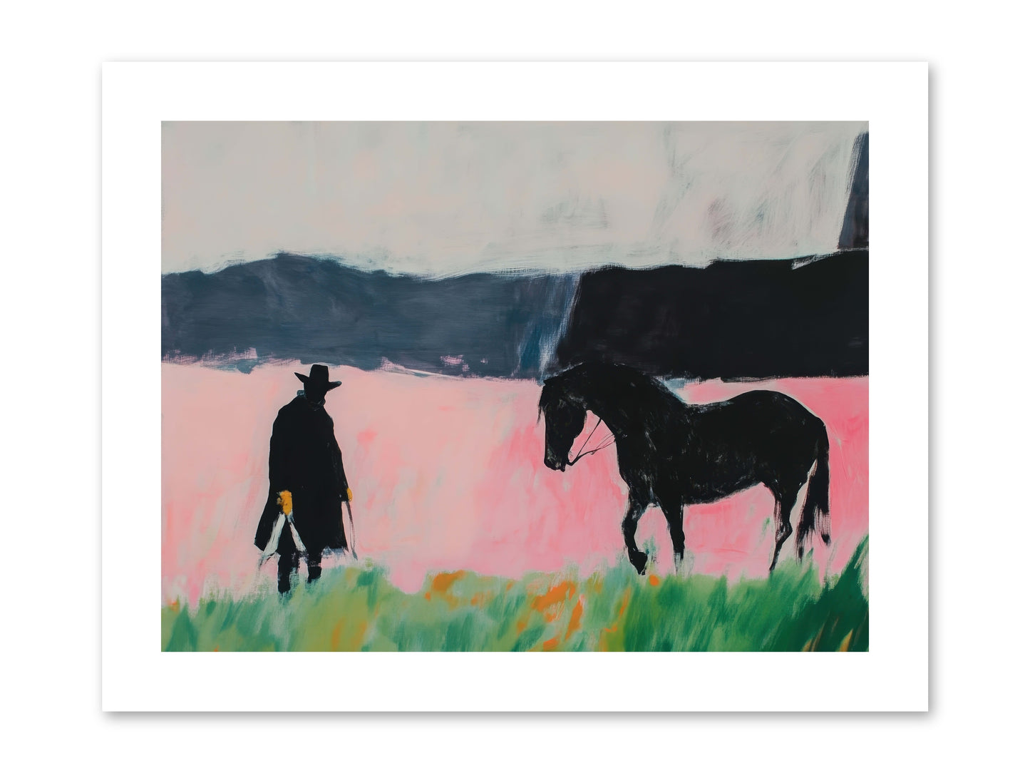 Lonesome Dove Crossing No.1 -- Paper Print 12x9