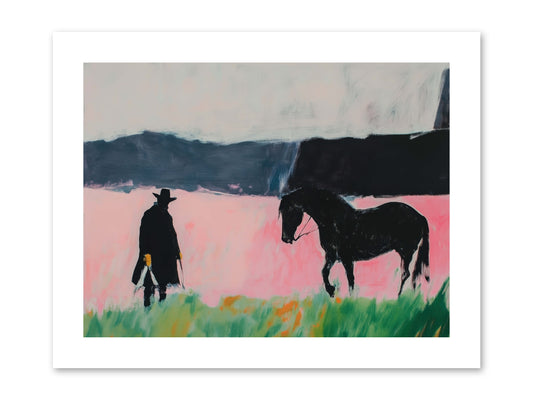 Lonesome Dove Crossing No.1 -- Paper Print 12x9