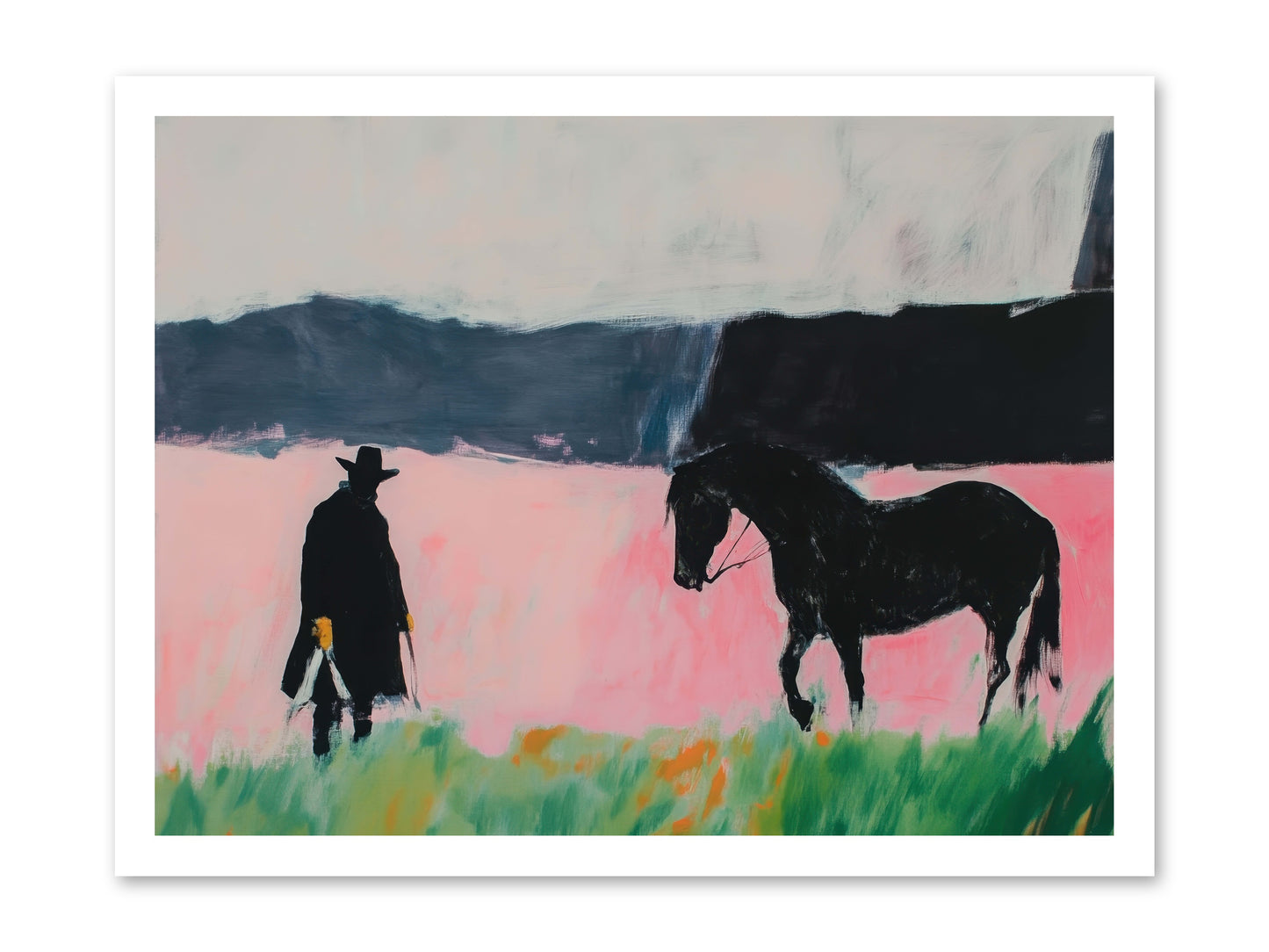 Lonesome Dove Crossing No.1 -- Paper Print 24x18