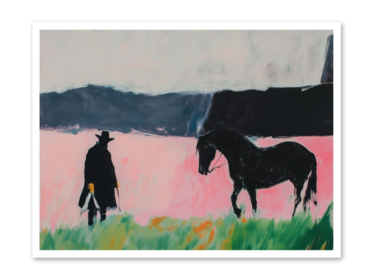 Lonesome Dove Crossing No.1 -- Loose Canvas Print 40x30