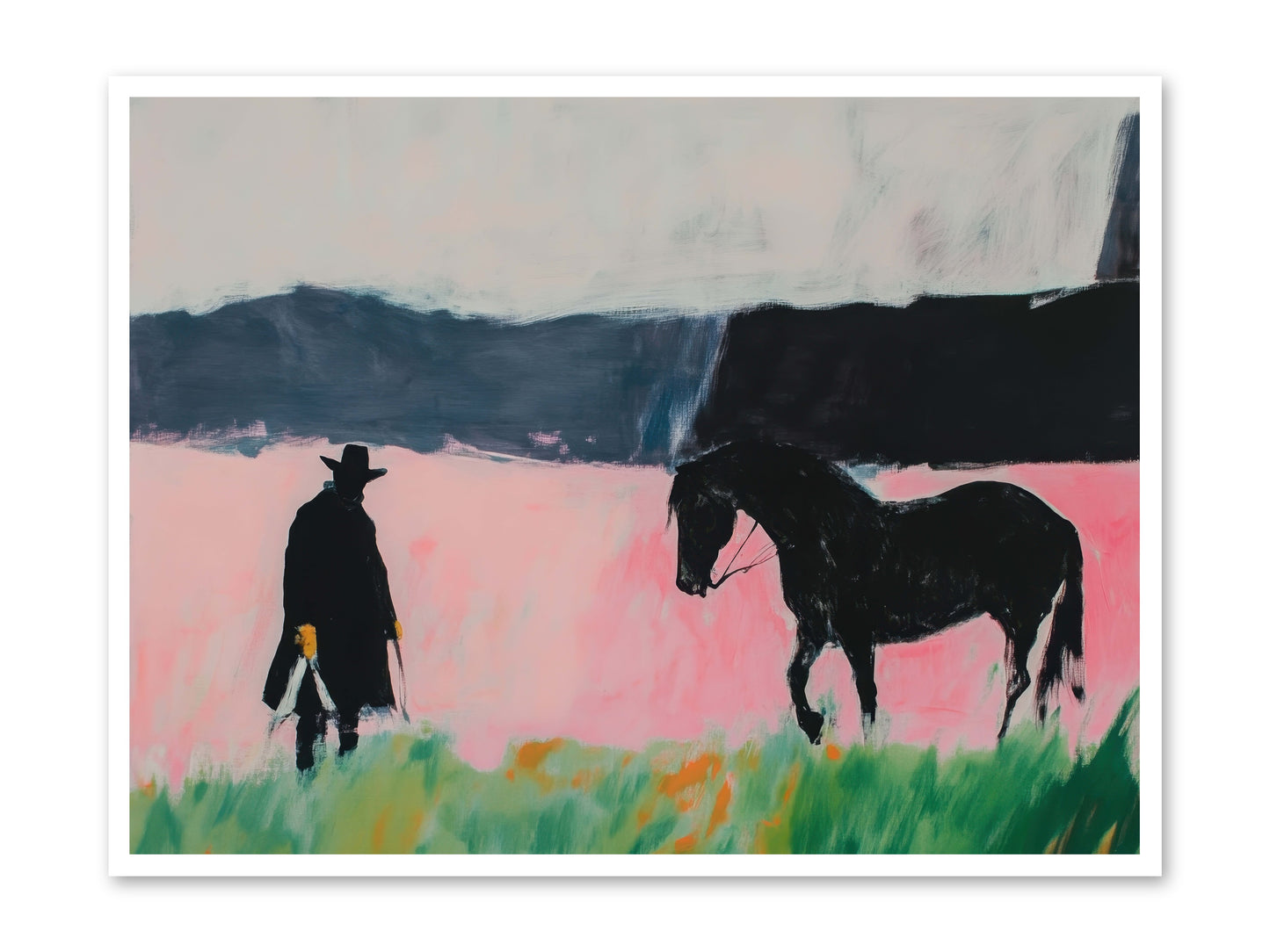 Lonesome Dove Crossing No.1 -- Loose Canvas Print 48x36