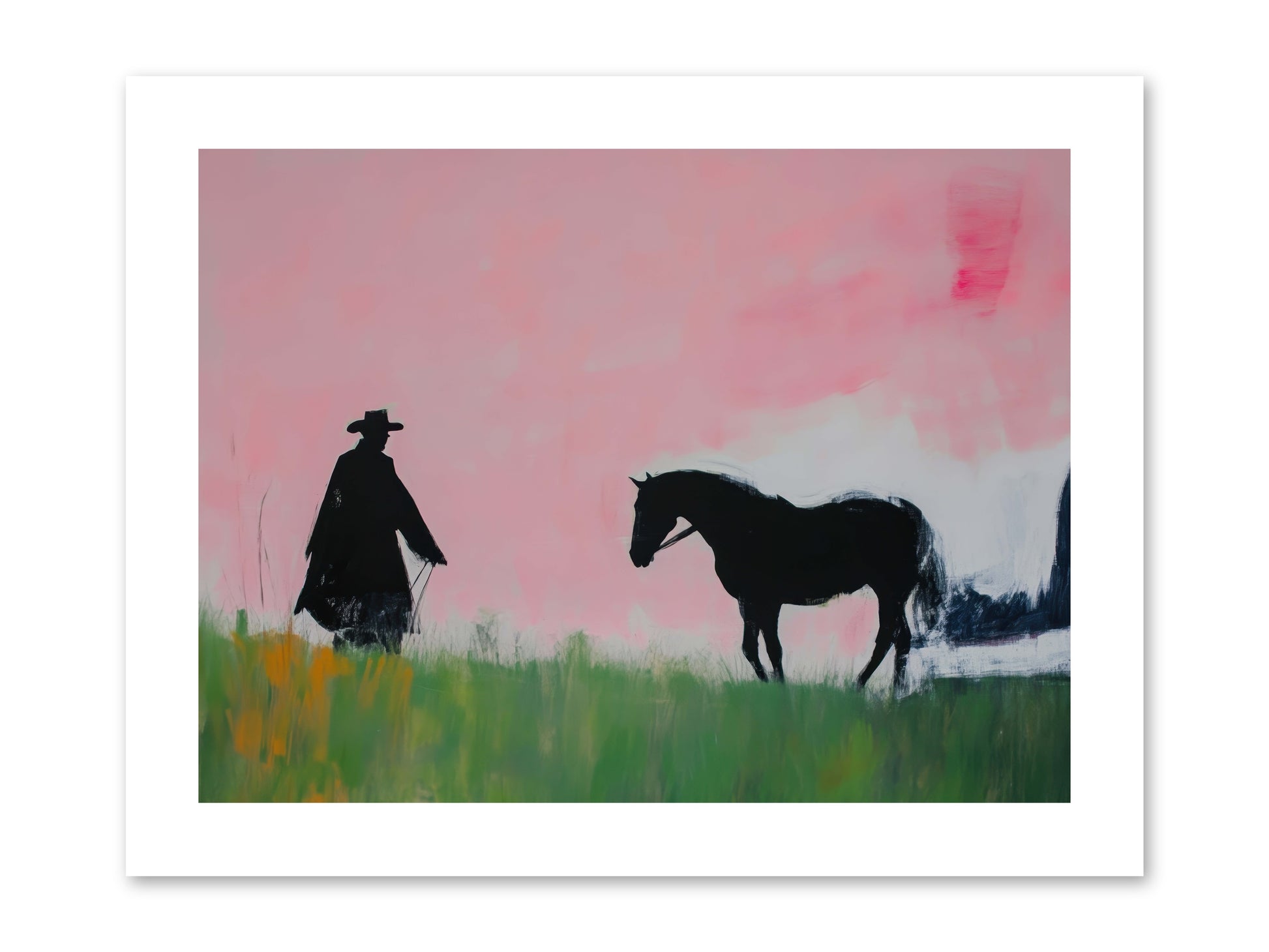 Lonesome Dove Crossing No.2  -- Paper Print 12x9