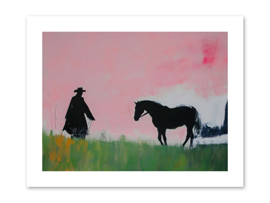 Lonesome Dove Crossing No.2  -- Paper Print 12x9