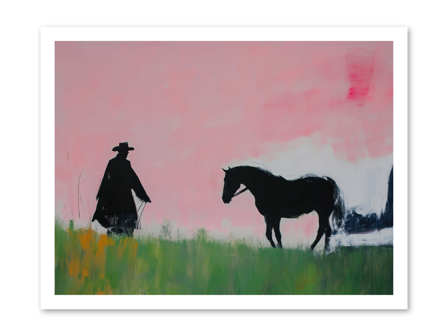 Lonesome Dove Crossing No.2  -- Loose Canvas Print 24x18