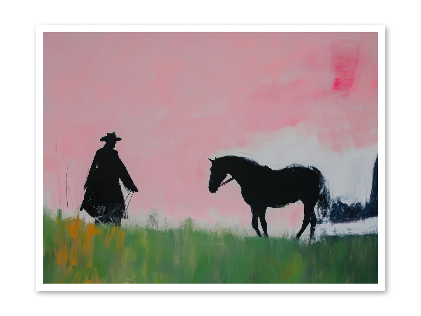 Lonesome Dove Crossing No.2  -- Loose Canvas Print 48x36