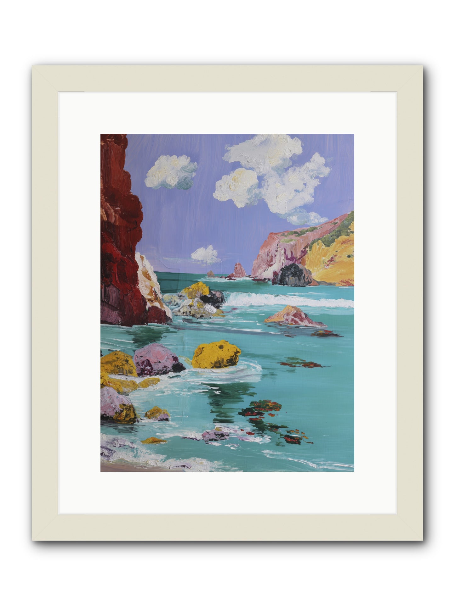 Longest Days -- Framed Print - White 12x16