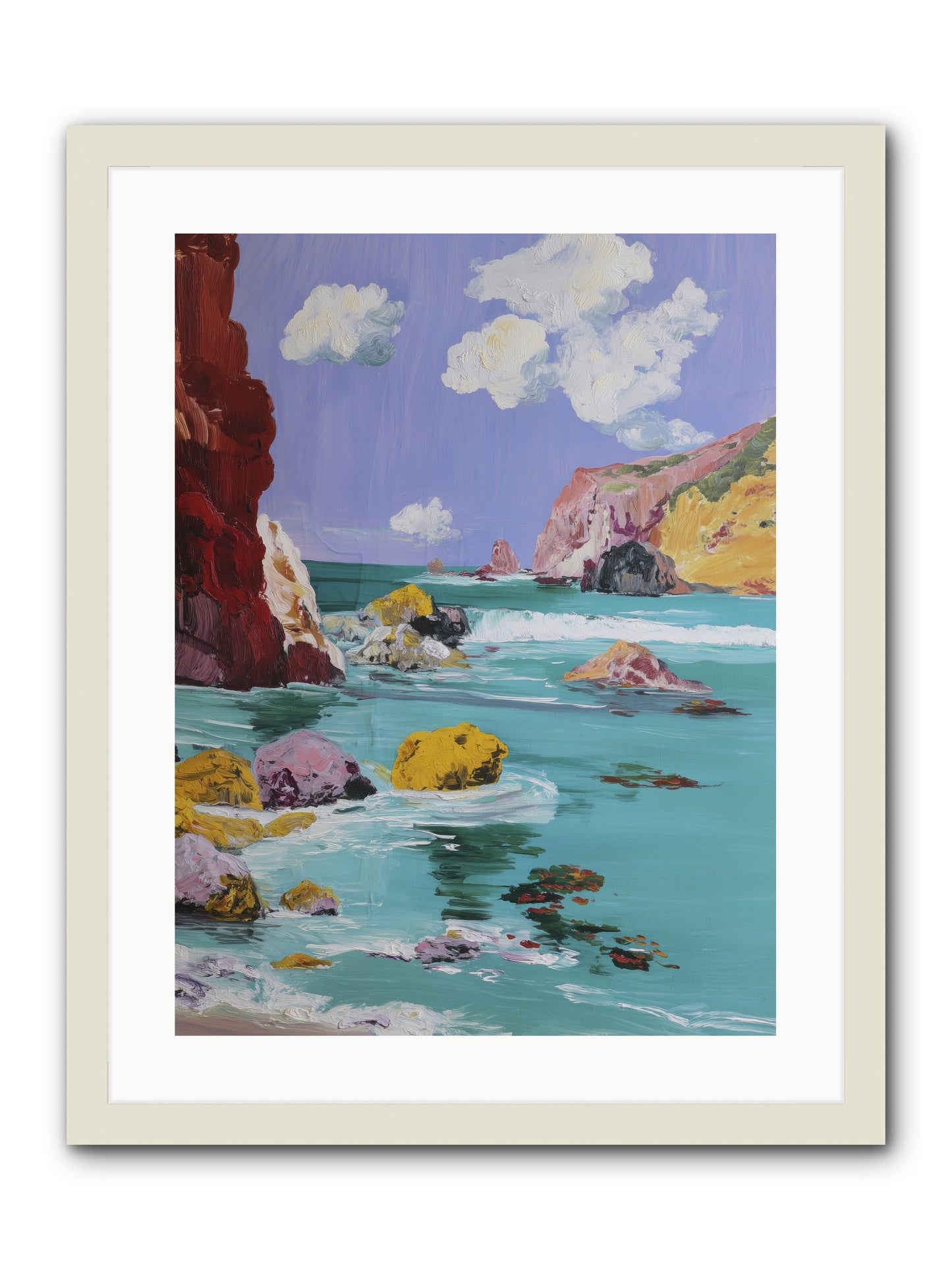 Longest Days -- Framed Print - White 18x24