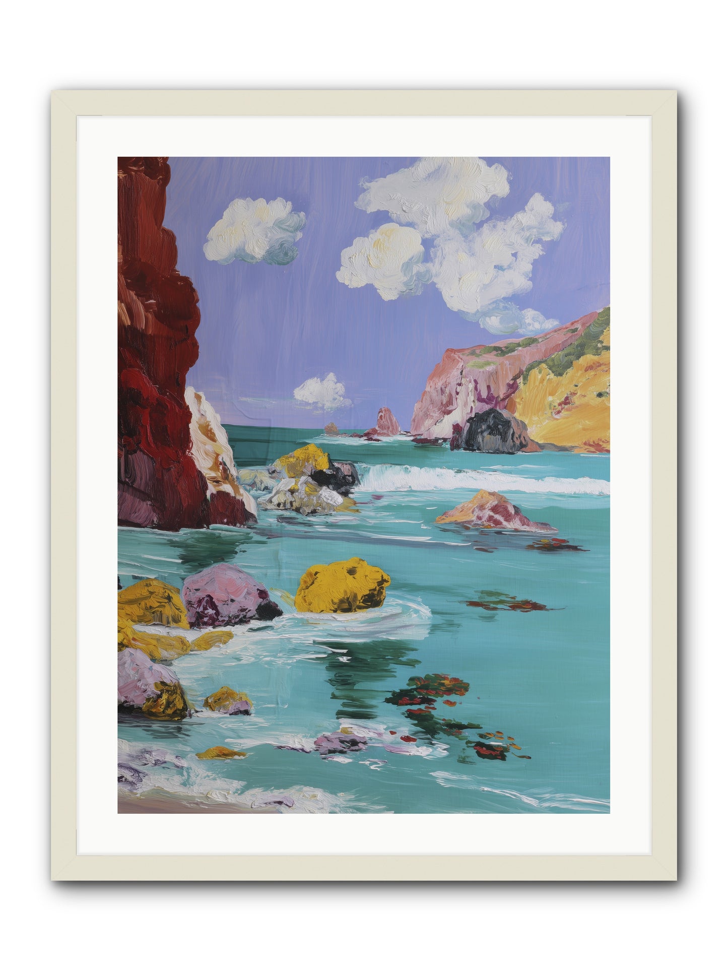 Longest Days -- Framed Print - White 24x32