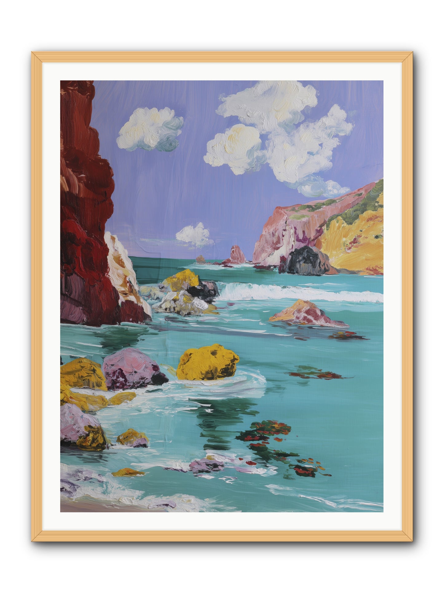 Longest Days -- Framed Print - Natural 36x48