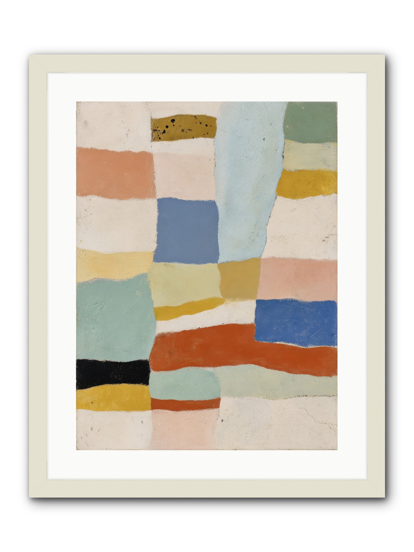 Loom No.1 -- Framed Print - White 18x24