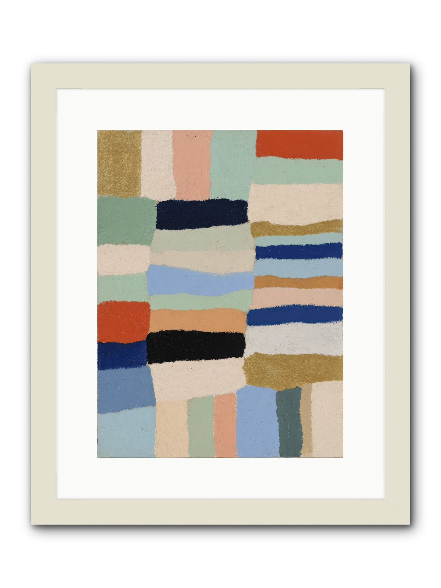 Loom No.2 -- Framed Print - White 12x16