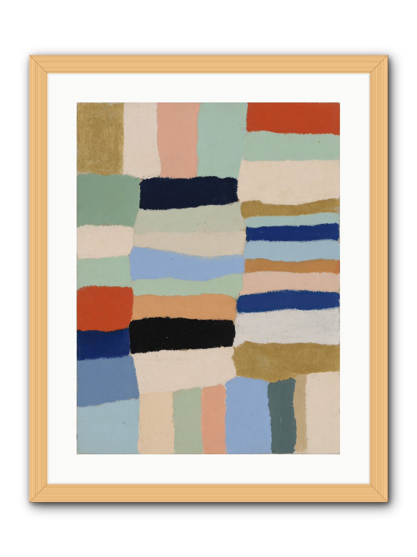 Loom No.2 -- Framed Print - Natural 18x24