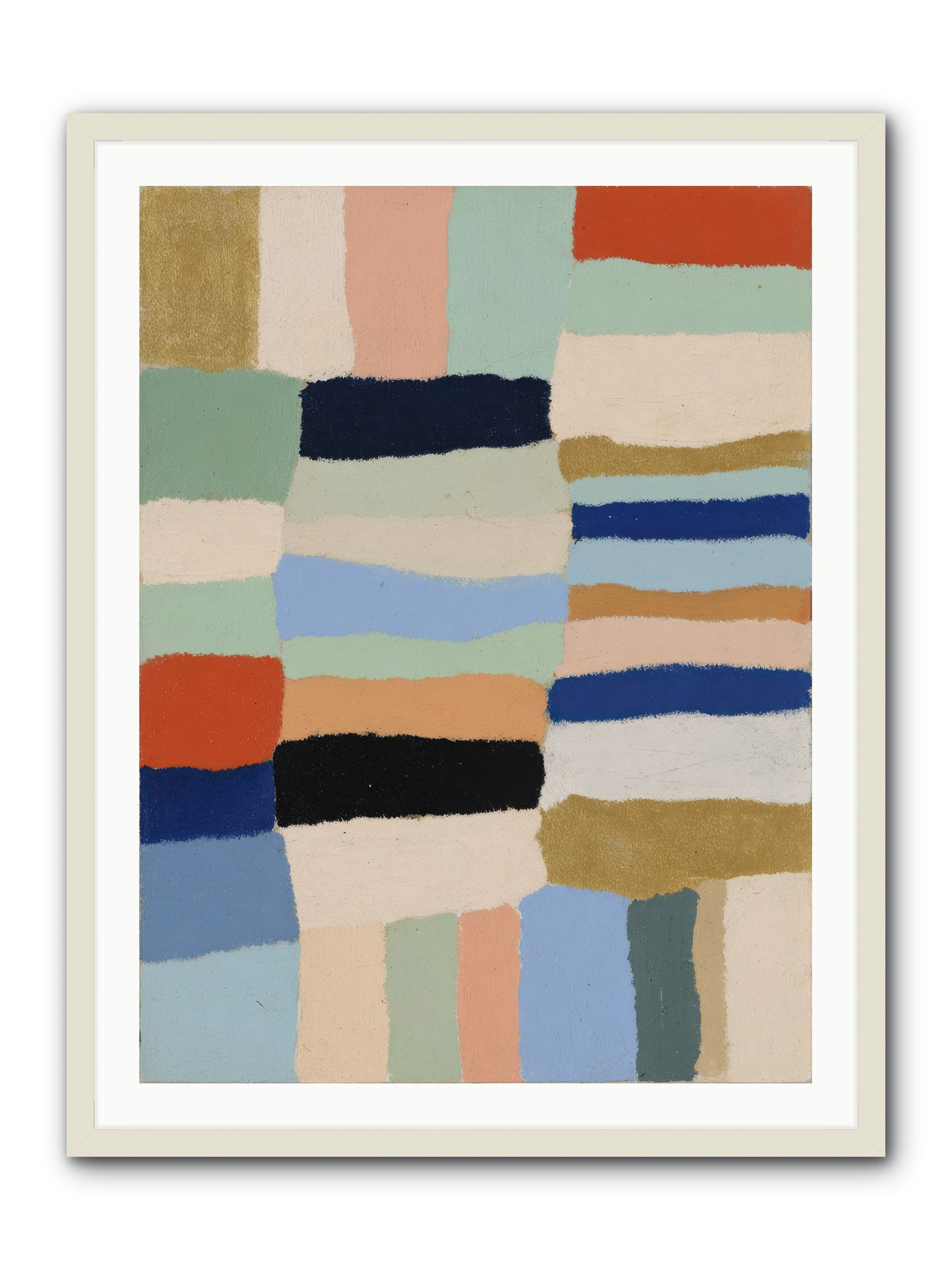 Loom No.2 -- Framed Print - White 30x40