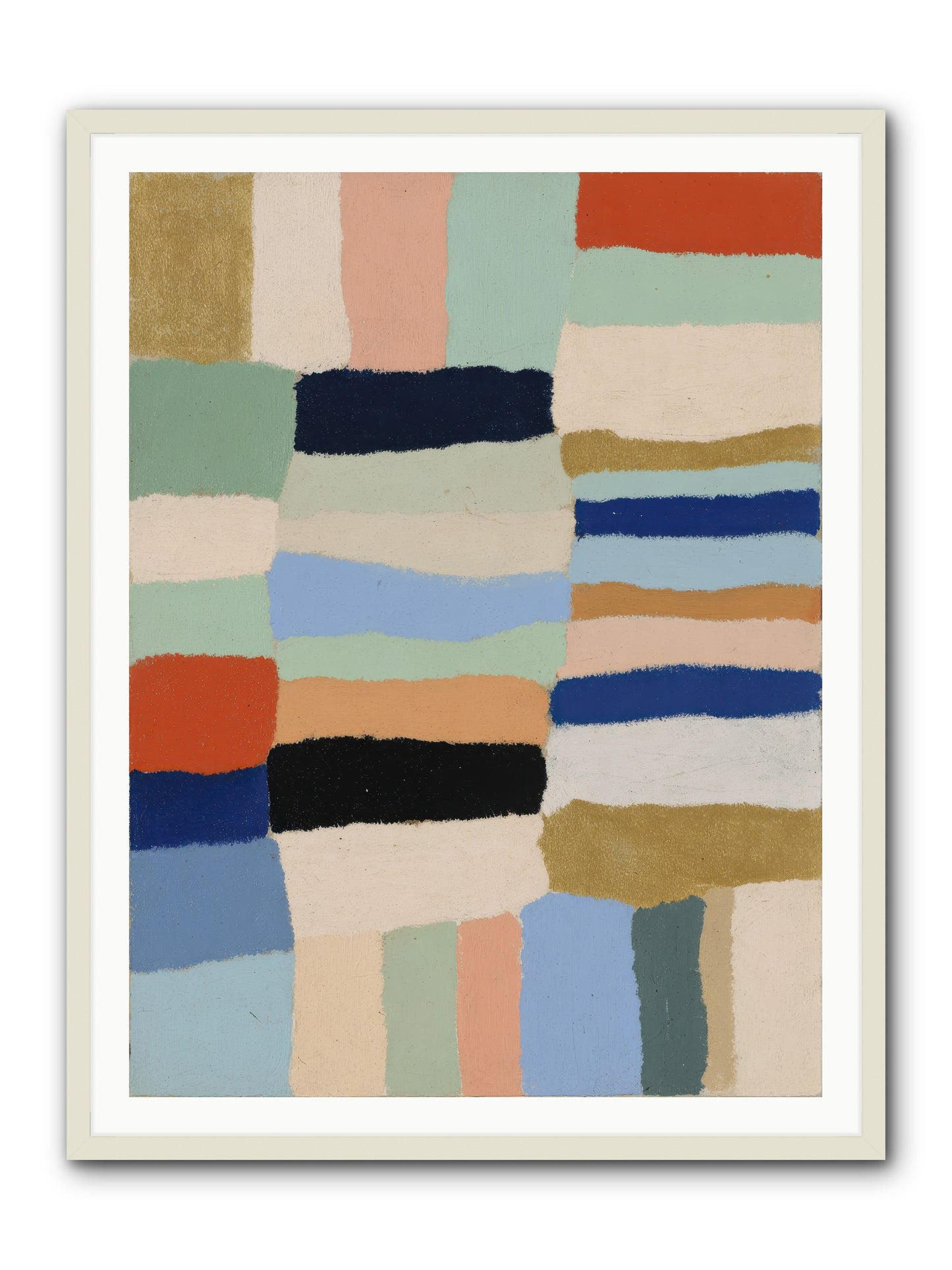 Loom No.2 -- Framed Print - White 36x48