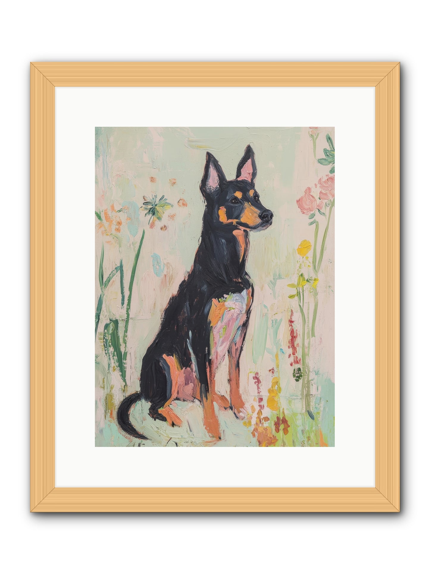 Lord Biscuit Crumpington -- Framed Print - Natural 12x16