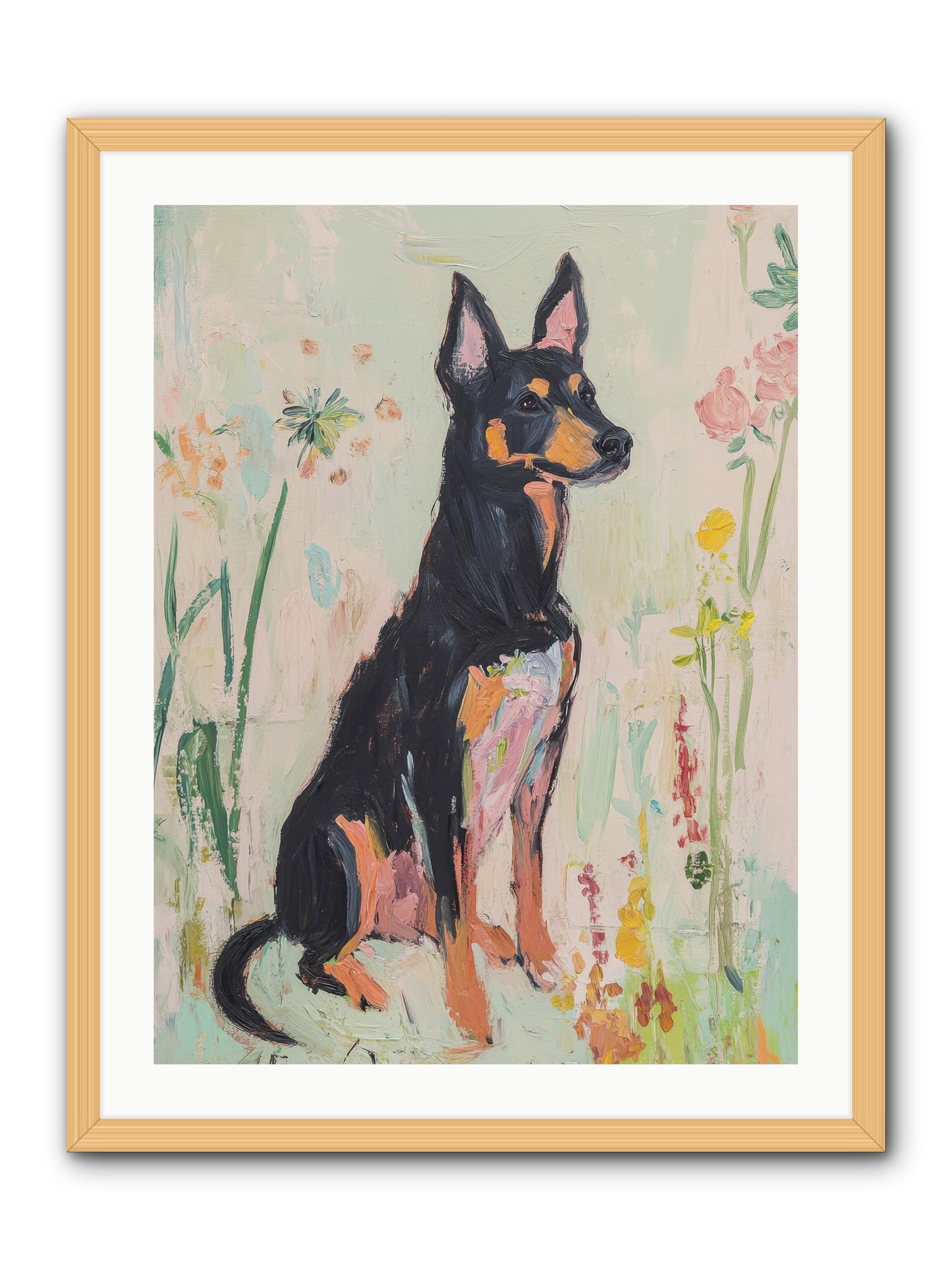 Lord Biscuit Crumpington -- Framed Print - Natural 24x32