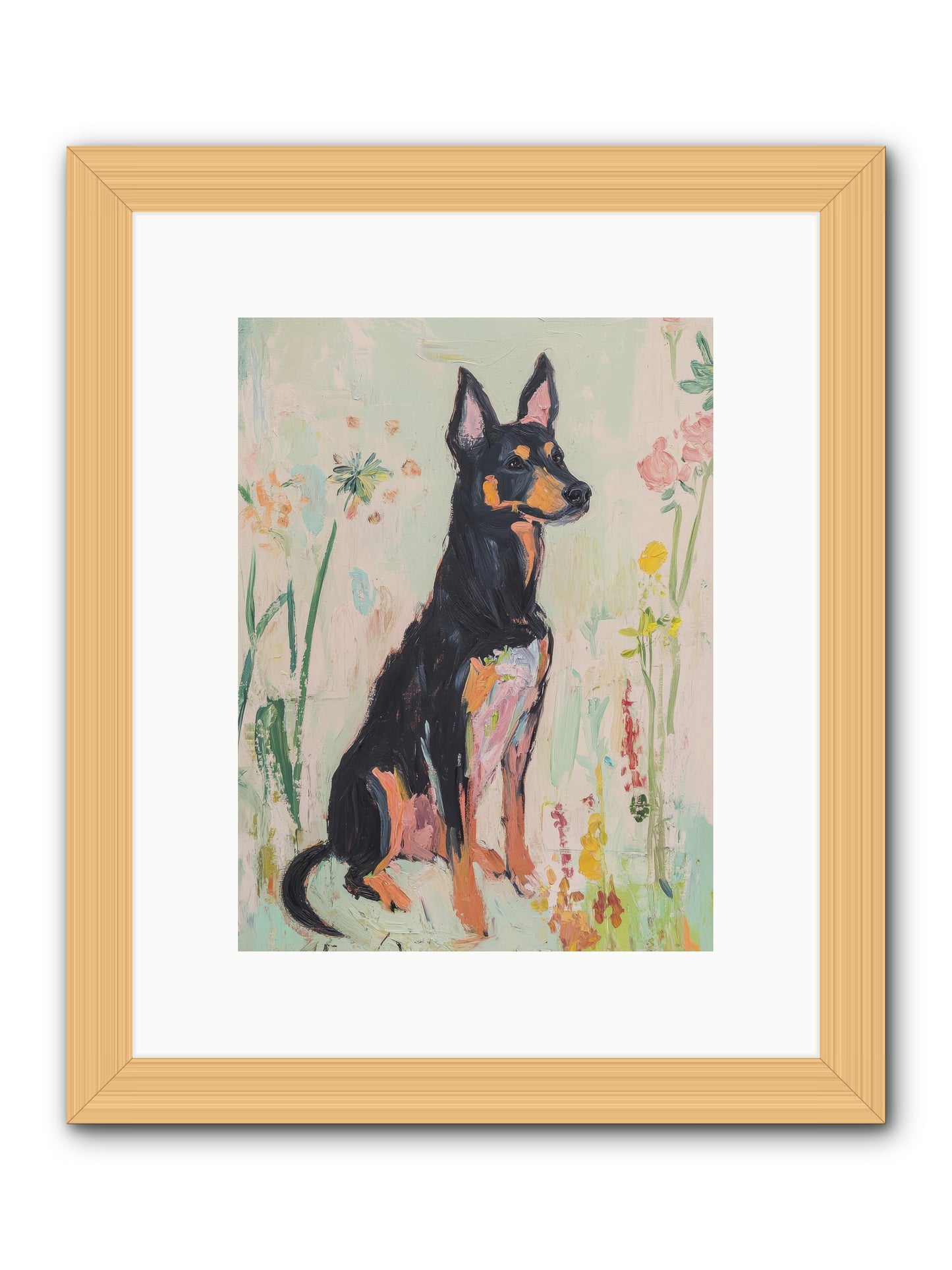 Lord Biscuit Crumpington -- Framed Print - Natural 9x12