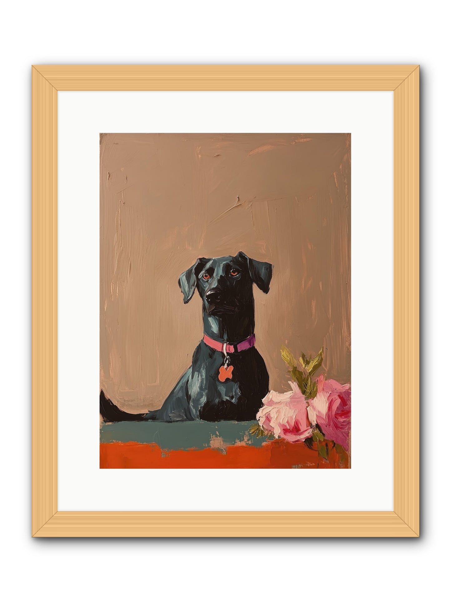 Lord Blackwood -- Framed Print - Natural 12x16