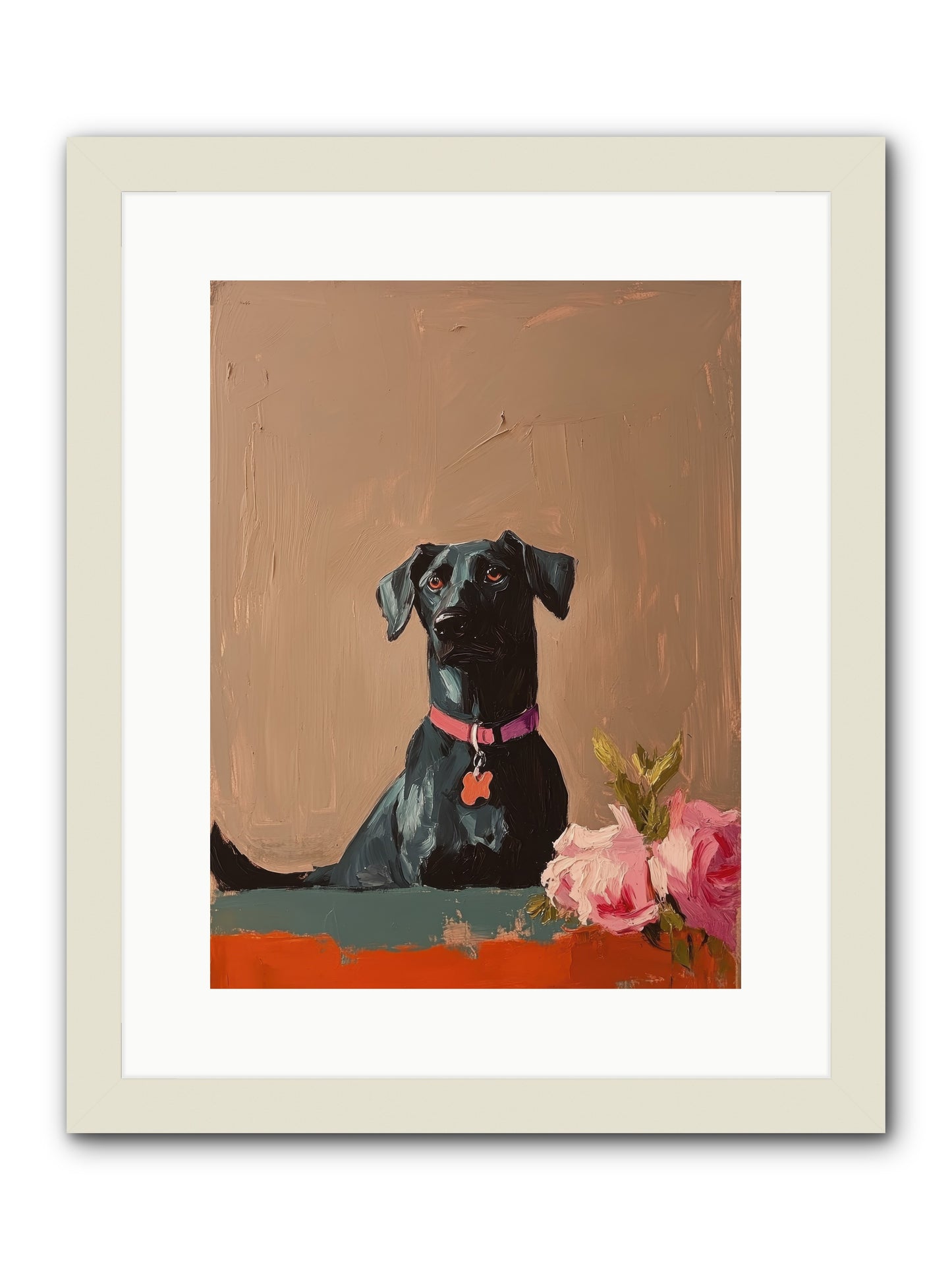 Lord Blackwood -- Framed Print - White 12x16