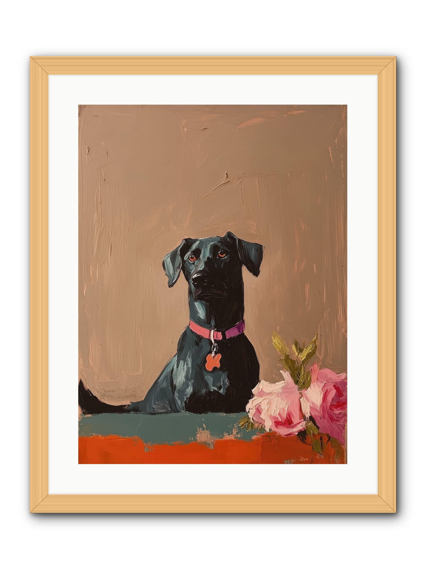 Lord Blackwood -- Framed Print - Natural 18x24