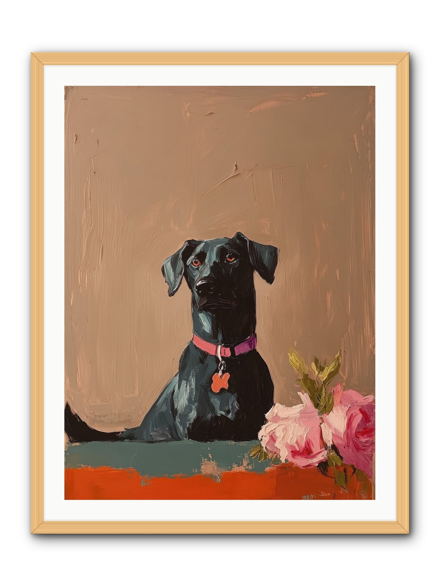 Lord Blackwood -- Framed Print - Natural 30x40