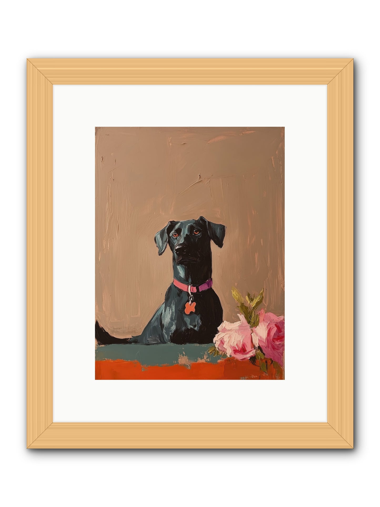Lord Blackwood -- Framed Print - Natural 9x12