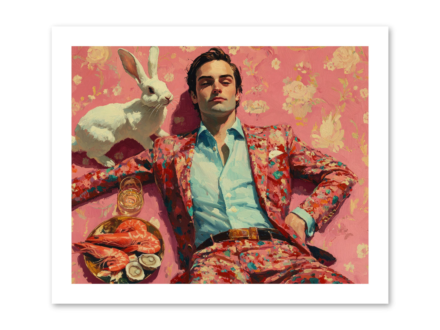 Lord Of Lazy Pleasures -- Loose Canvas Print 15x12