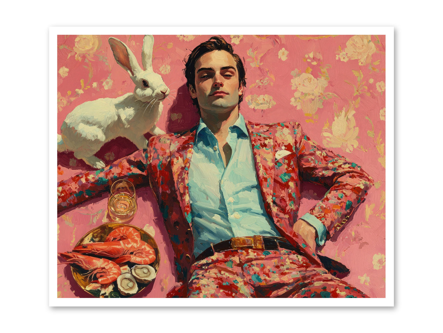 Lord Of Lazy Pleasures -- Loose Canvas Print 40x32