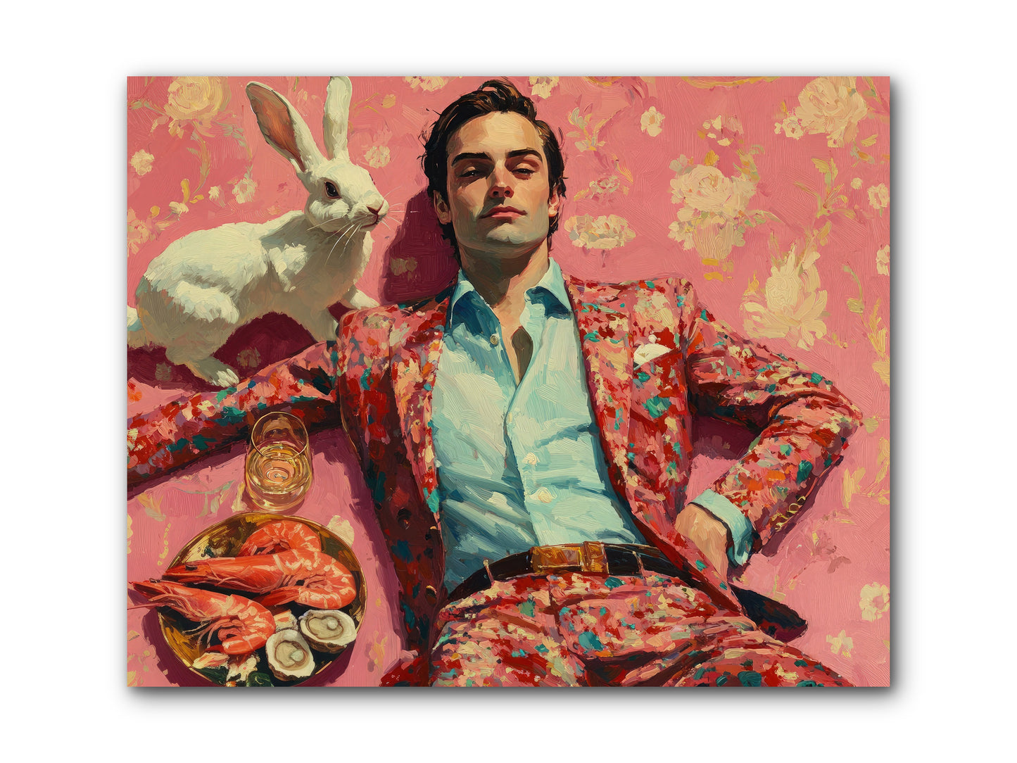 Lord Of Lazy Pleasures -- Wrapped Canvas 10x8