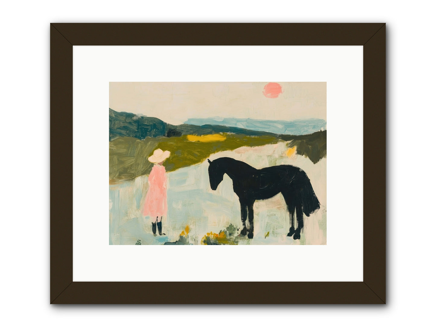Lost Canyon Secret -- Framed Print - Black 12x9
