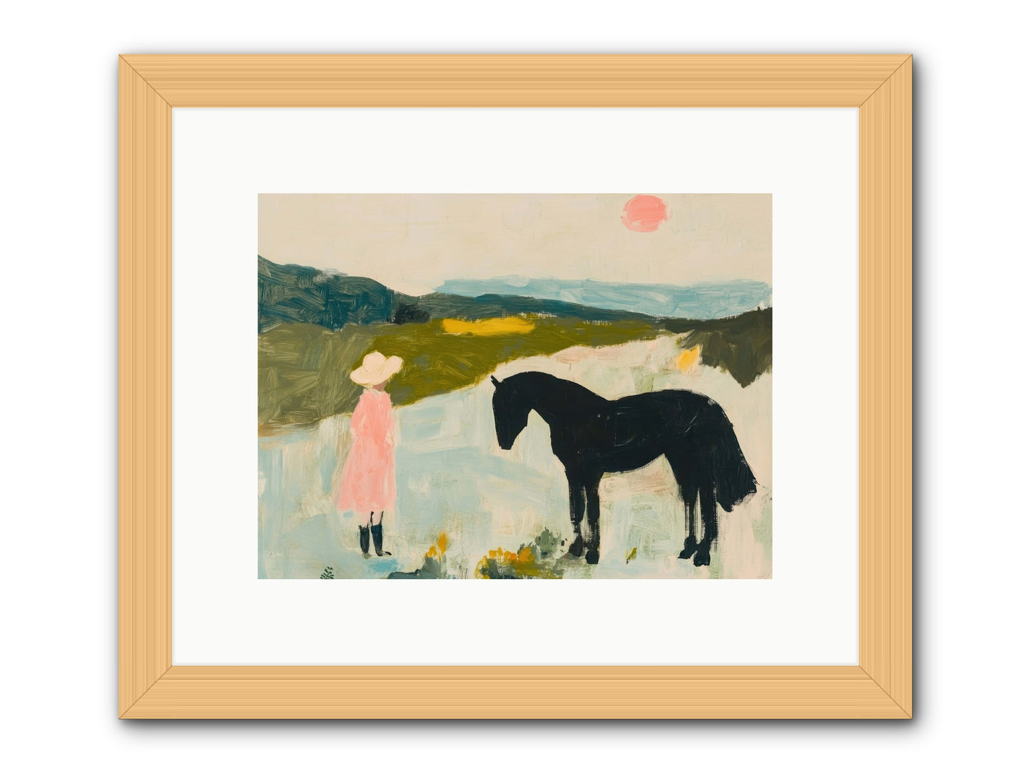 Lost Canyon Secret -- Framed Print - Natural 12x9