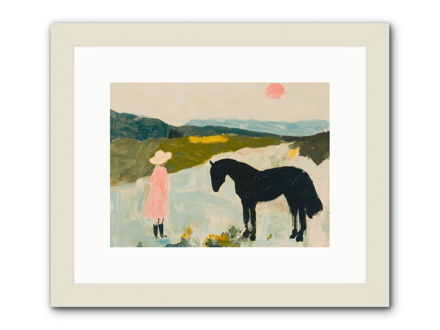 Lost Canyon Secret -- Framed Print - White 12x9