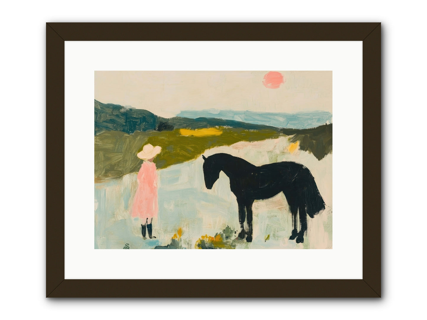Lost Canyon Secret -- Framed Print - Black 16x12