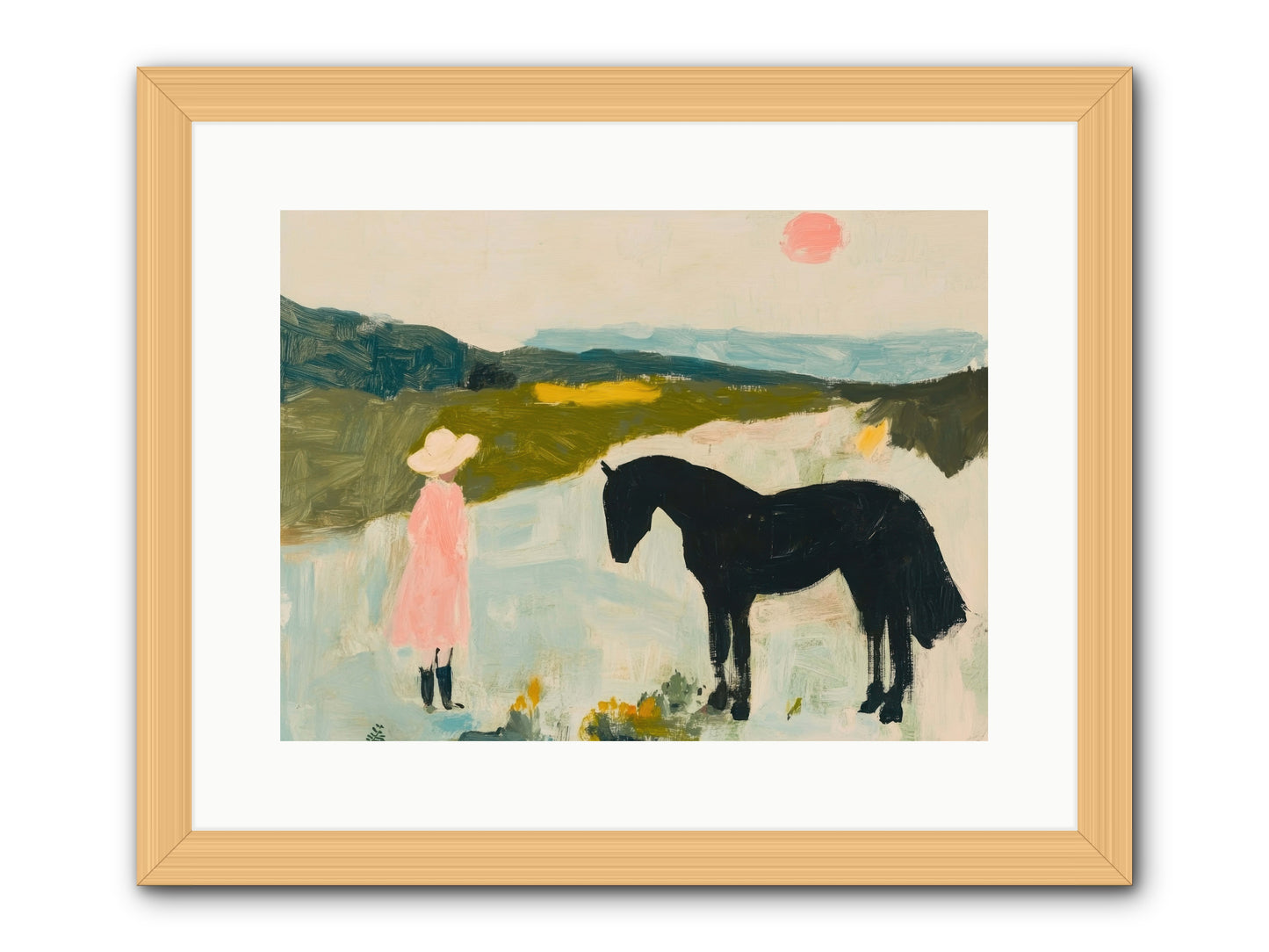 Lost Canyon Secret -- Framed Print - Natural 16x12