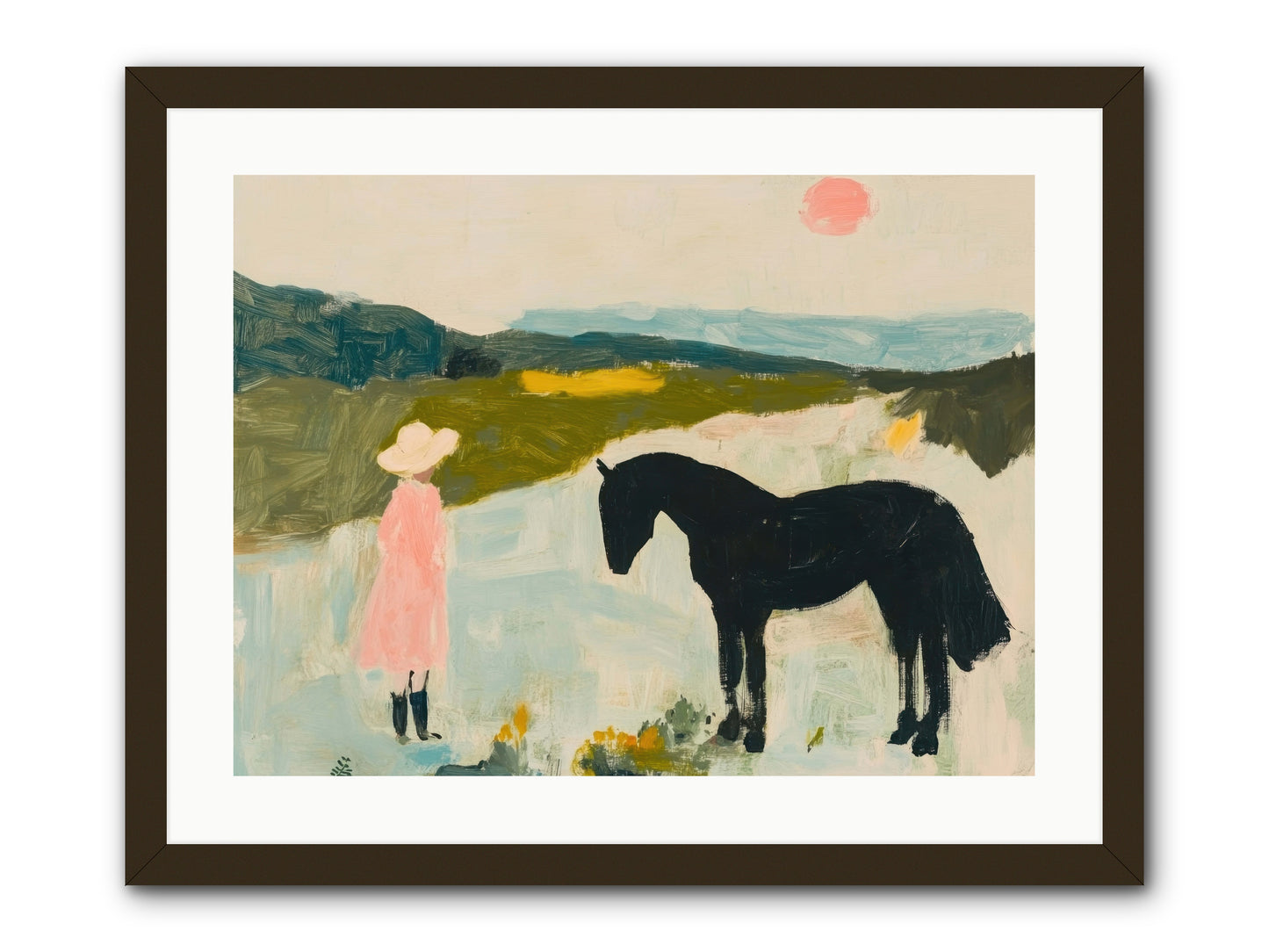 Lost Canyon Secret -- Framed Print - Black 24x18