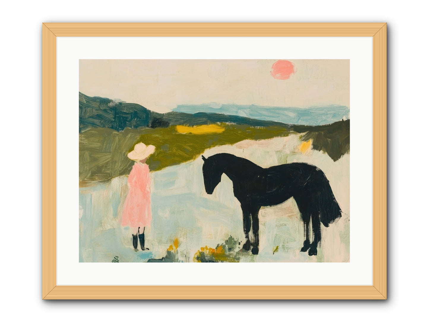 Lost Canyon Secret -- Framed Print - Natural 24x18
