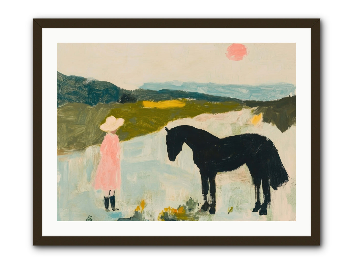 Lost Canyon Secret -- Framed Print - Black 32x24