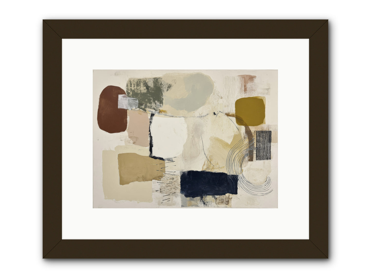 Lost Language -- Framed Print - Black 12x9